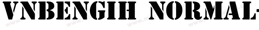 VNBengiH Normal字体转换